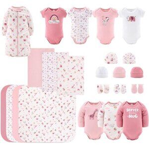 Newborn Girl Clothing Set, Baby Girl Gift Set, Layette Set 0- 3 Month Essentials